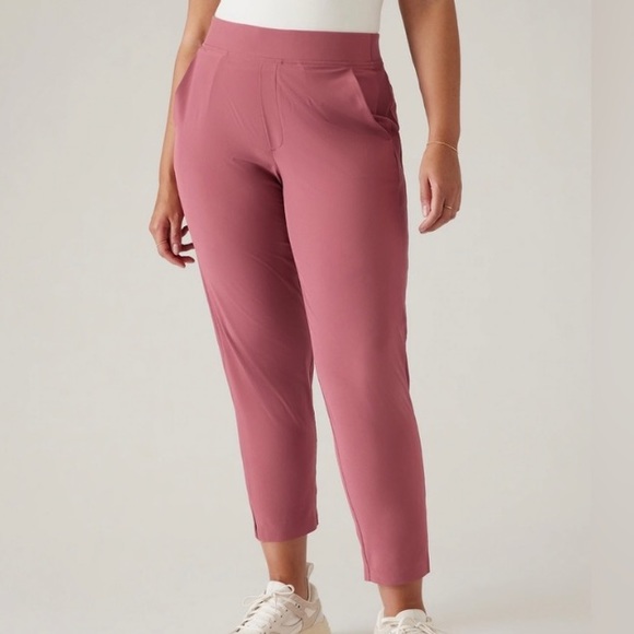 Athleta brooklyn ankle pant In pink size 14 - Picture 1 of 3